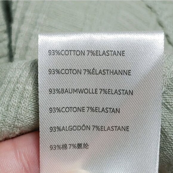 NWOT WE THE FREE Green ribbed sleeveless turtle neck top - Picture 10 of 13